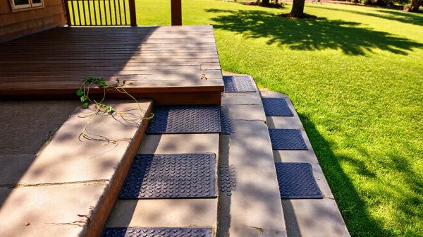 Top conseils pour sécuriser votre extérieur avec des plaques antidérapantes